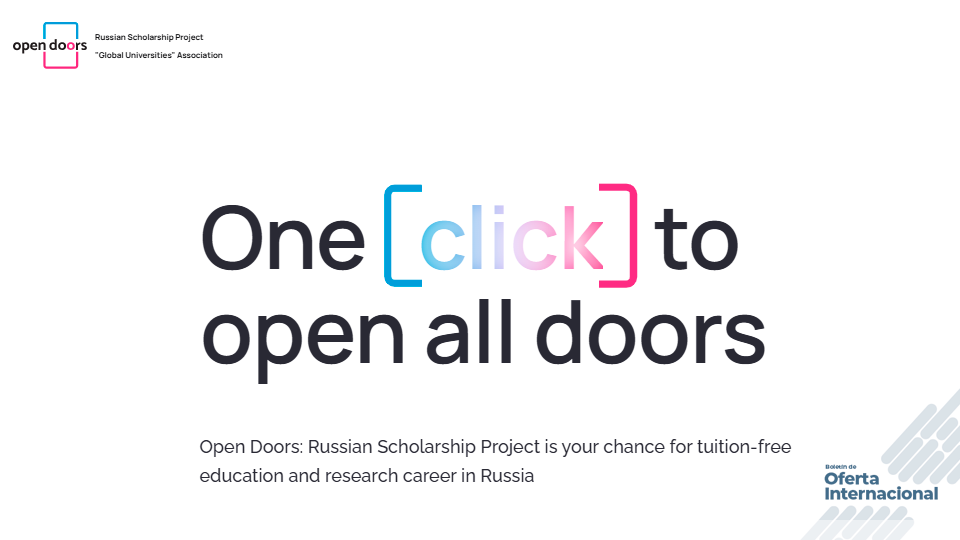 Estudiantes internacionales acceden a programas de posgrado en Rusia con becas del proyecto Open Doors