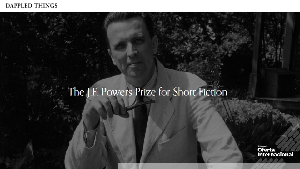 Premio literario internacional de Dappled Things para autores con relatos de fe, humanidad y gracia en la vida cotidiana.