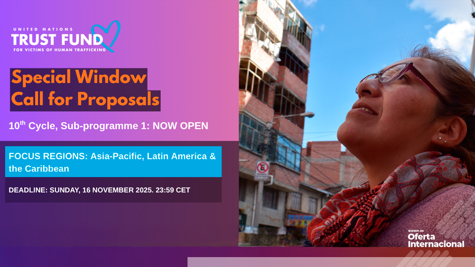 Convocatoria internacional administrada por la Oficina de las Naciones Unidas contra la Droga y el Delito (UNODC)