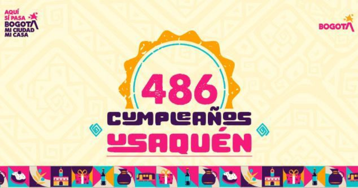Imagen de la pieza gráfica que promociona el cumpleaños de Usaquén