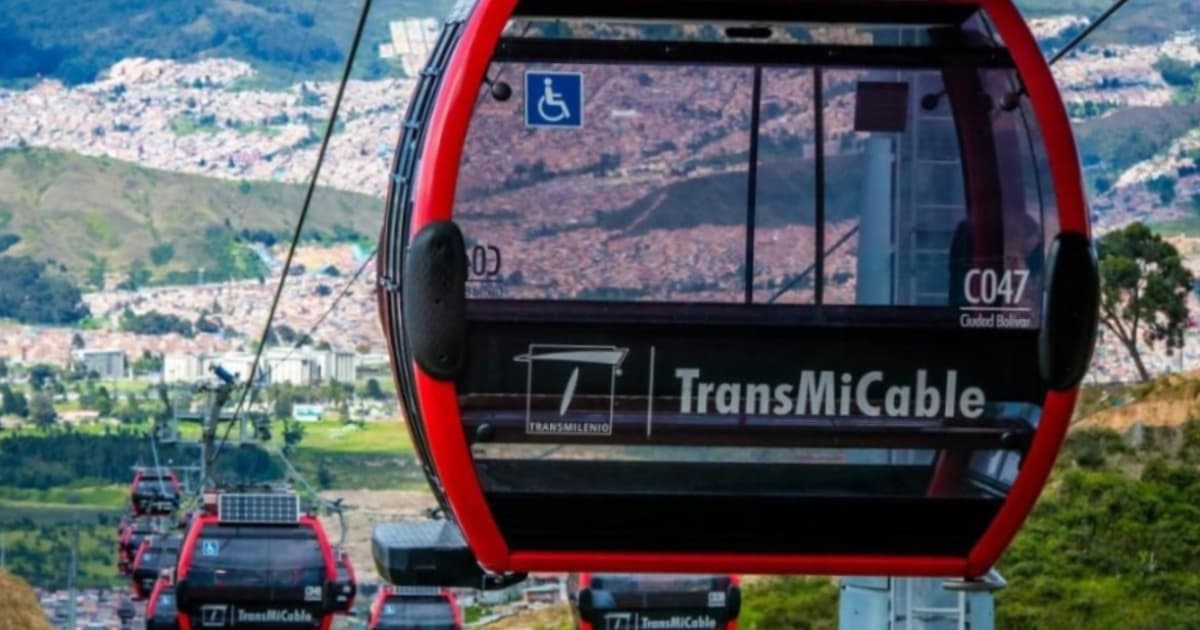 Foto de cabinas del TransMiCable de Ciudad Bolívar