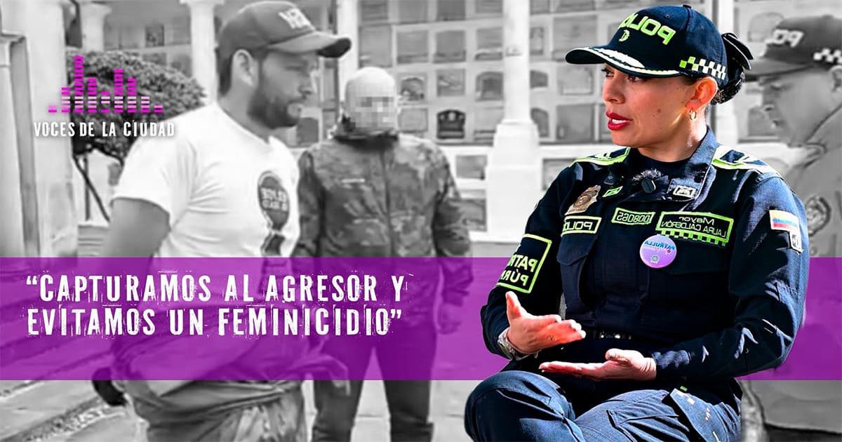 Así fue como la Patrulla Purpura evitó un feminicidio en Bogotá