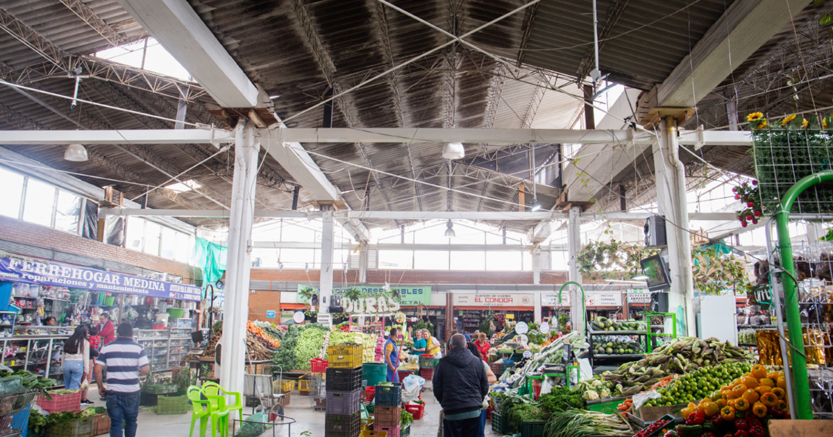Imagen general de la Plaza de Mercado del Quirigua