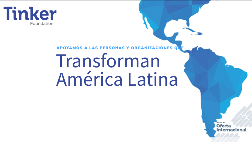 Fundación Tinker abre ciclo de subvenciones 2026 para América Latina