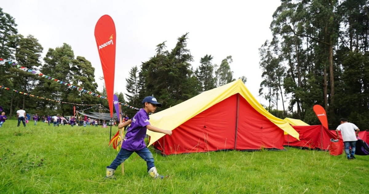 Imagen de uno de los campamentos organizado por el IDRD 