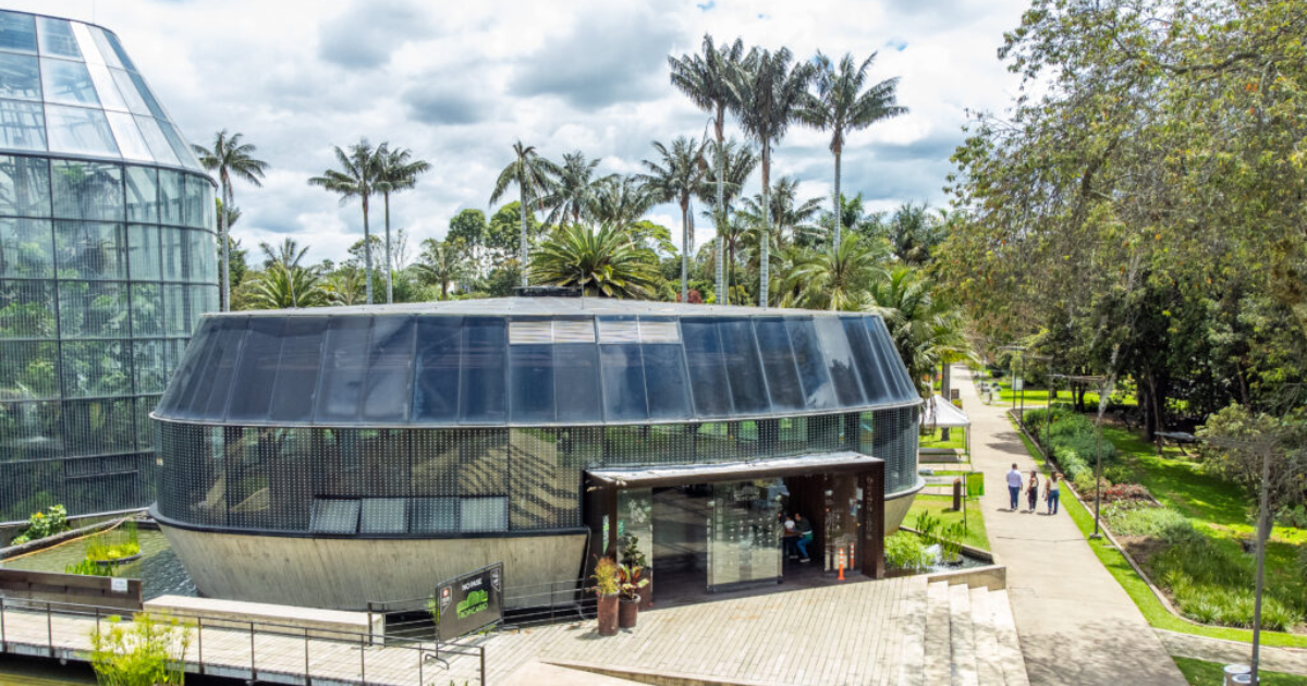Imagen panorámica del Jardín Botánico José Celestino Mutis