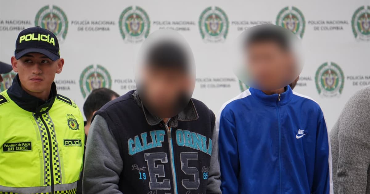 En la foto el capturado por homicidio en Bogotá