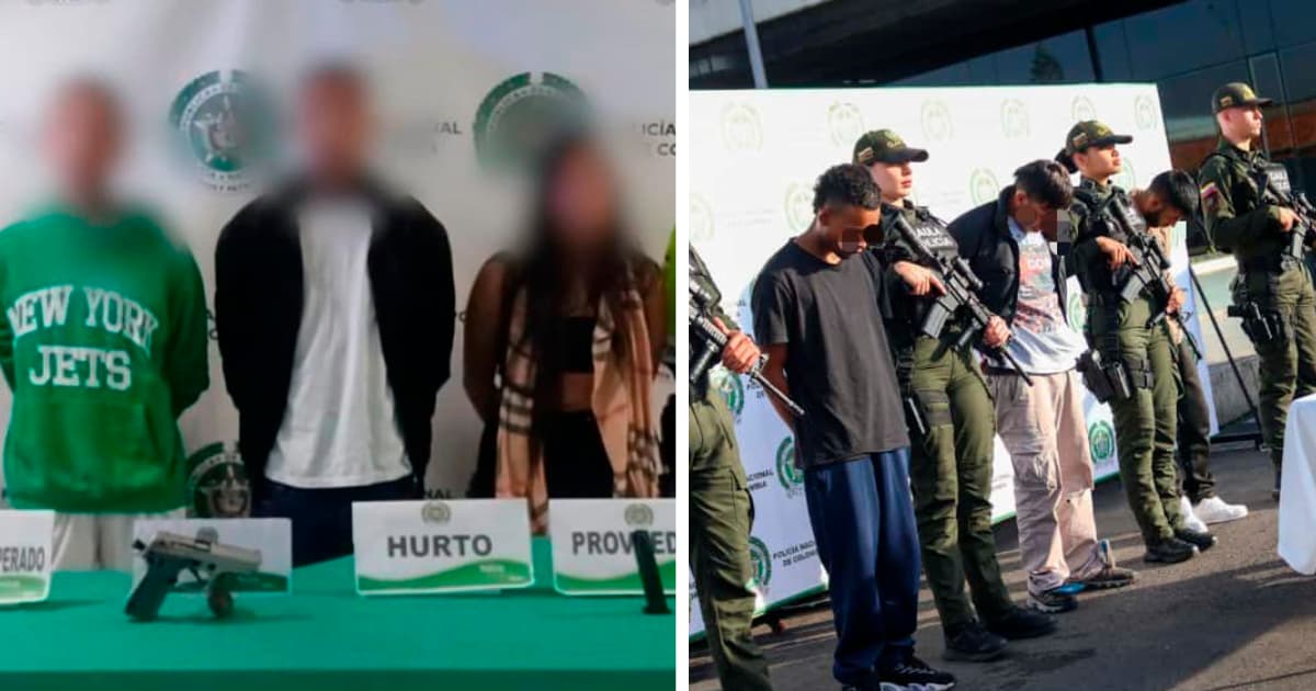 Fotos de capturas en Bogotá