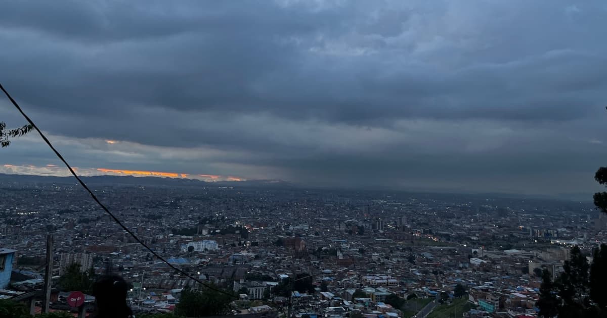 Foto panorámica de la ciudad de Bogotá 