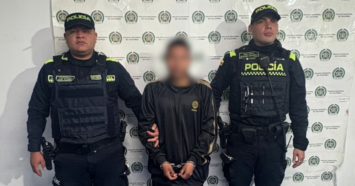 Imagen del hombre que fue capturado por las autoridades