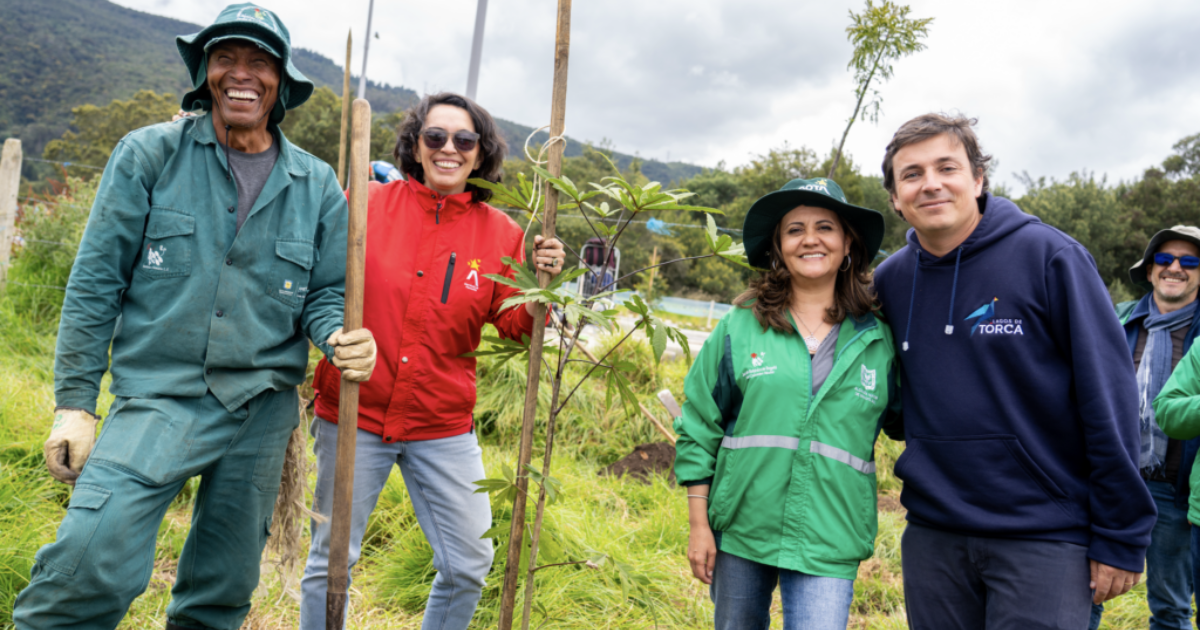 Imagen de personas en el Lago de Torca.