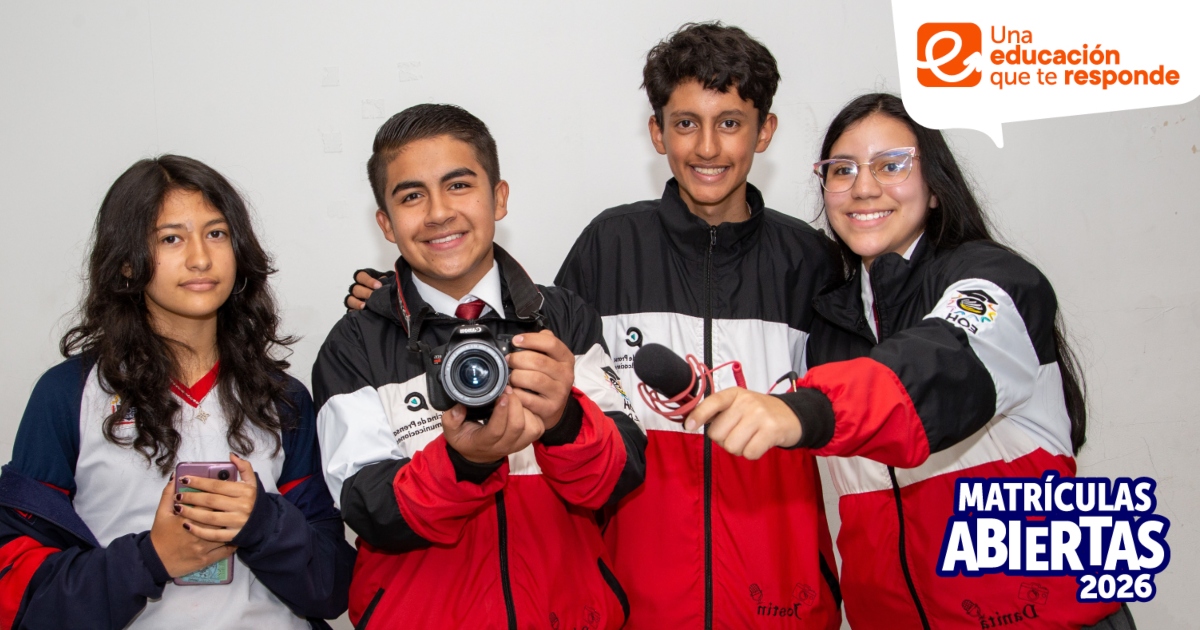 Matrículas en colegios públicos de Bogotá para el 2025 | Bogota.gov.co