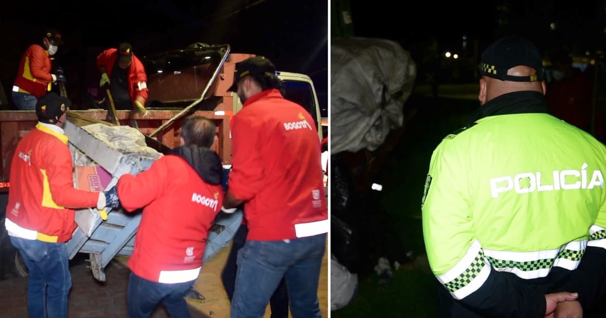 Fotos de la recuperación de espacio público en la avenida Boyacá entre calle 26 y calle 80.