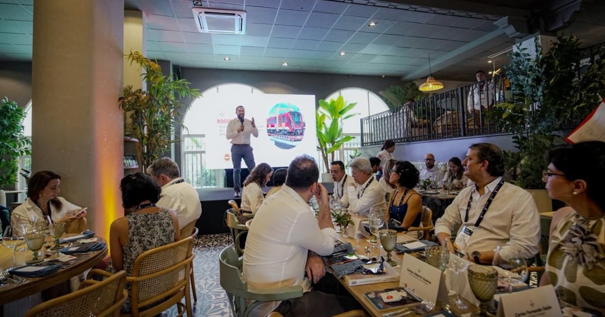 Foto de la exposición de Invest In Bogotá en el XXII Congreso Nacional de Infraestructura