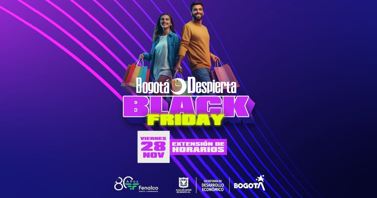 Jornada de Bogotá Despierta y 'Black Friday' viernes 28 de noviembre