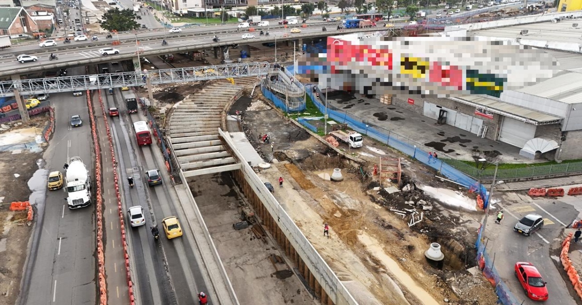 Obras Bogotá 75,3% avanza deprimido avenida 68 con av. Las Américas |  Bogota.gov.co