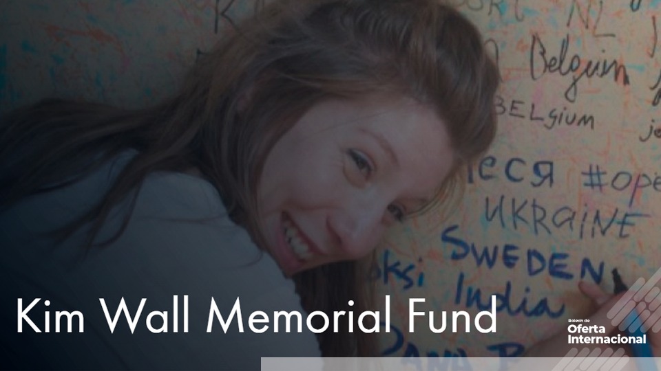 Kim Wall Memorial Fund: apoyo global para mujeres periodistas