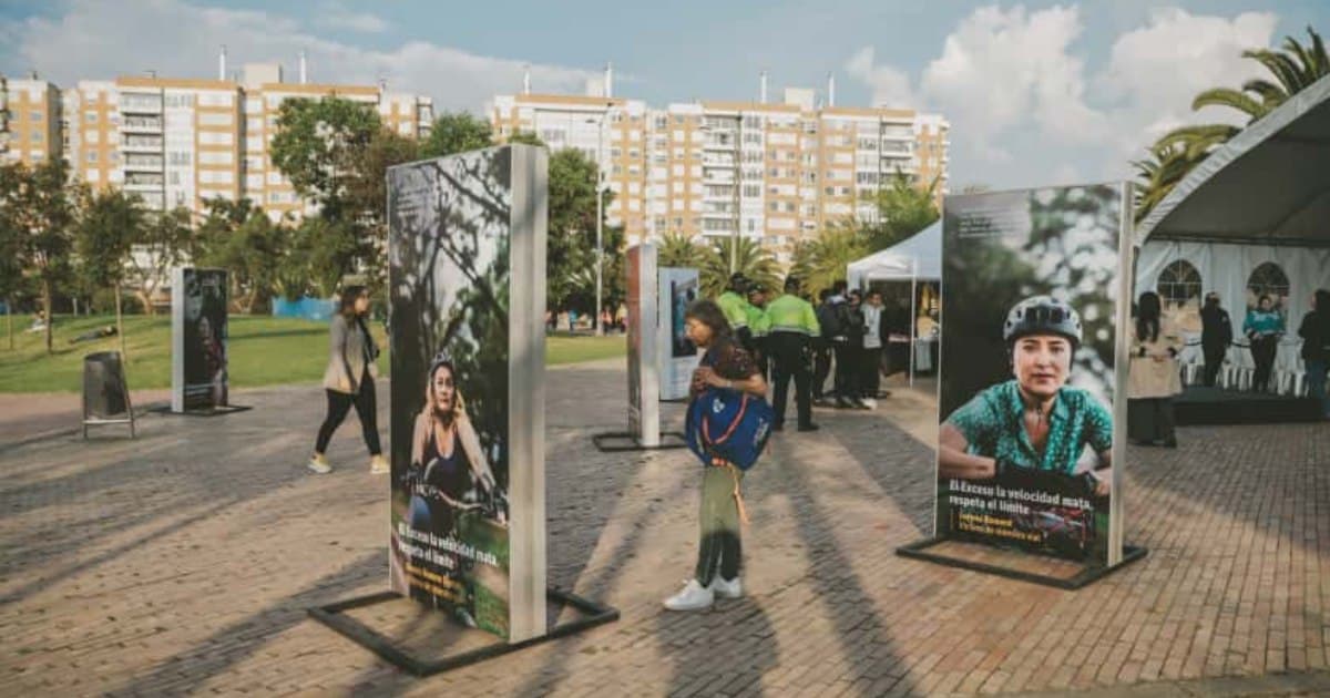 Foto de homenaje a víctimas de siniestros viales