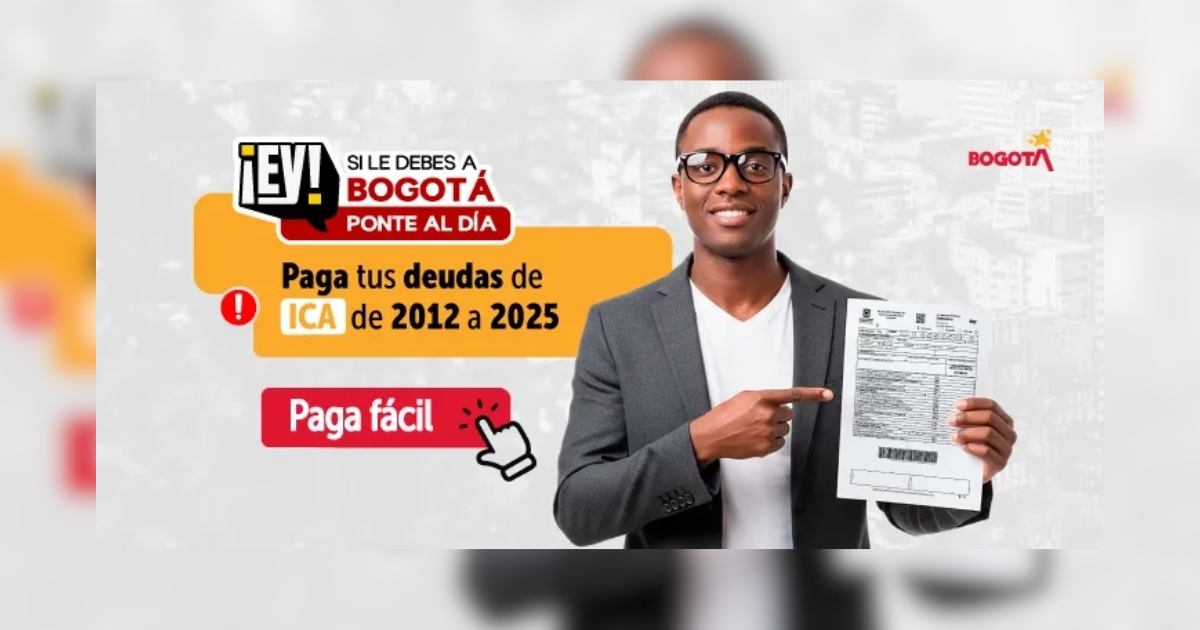 Pieza gráfica indicando el pago de deudas