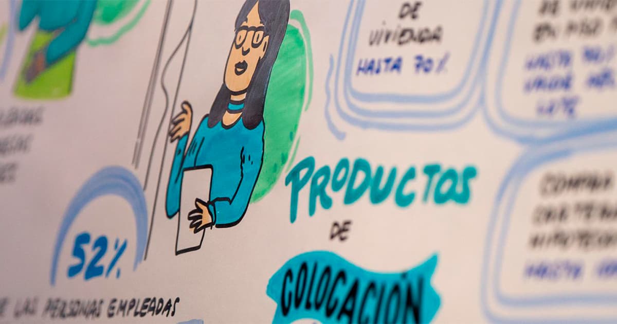 Foto de un cartel que habla de violencia económica 