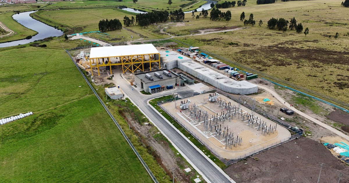 Foto que muestra la Estación Elevadora de Aguas Residuales