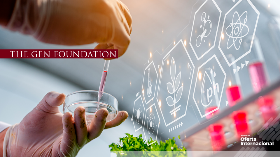 Beca global para investigadores en ciencia y tecnología de alimentos. Fundación Gen (Reino Unido).
