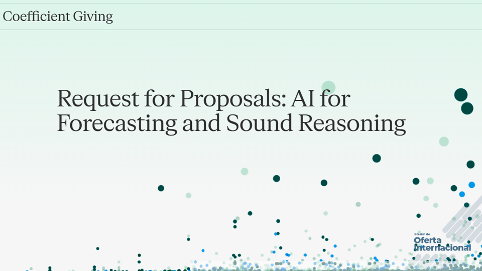 Convocatoria global IA 2025: subvenciones de 100.000 a 1 millón USD