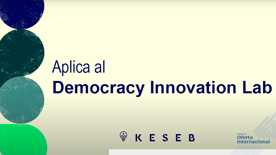 Democracy Innovation Lab: innovación comunitaria para democracias resilientes