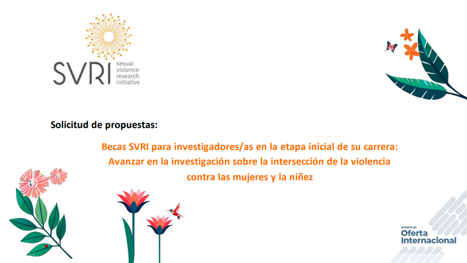 Investigación social con enfoque de género y derechos humanos. SVRI