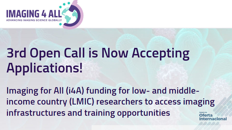 i4A 2026: financiamiento internacional para imagen biomédica y científica