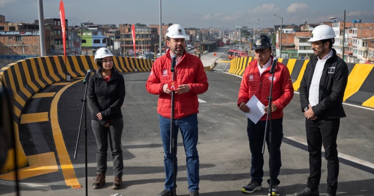 Movilidad Bogotá entra en operación glorieta av. Cali con av. Américas