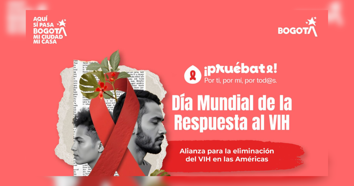 Imagen de la pieza gráfica que promociona el Día Mundial contra el Sida
