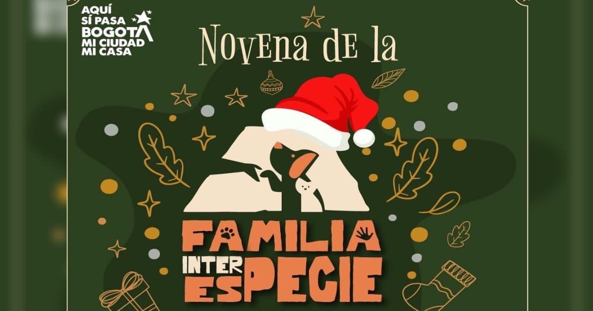 Pieza gráfica de Novenas Familiares Interespecie 