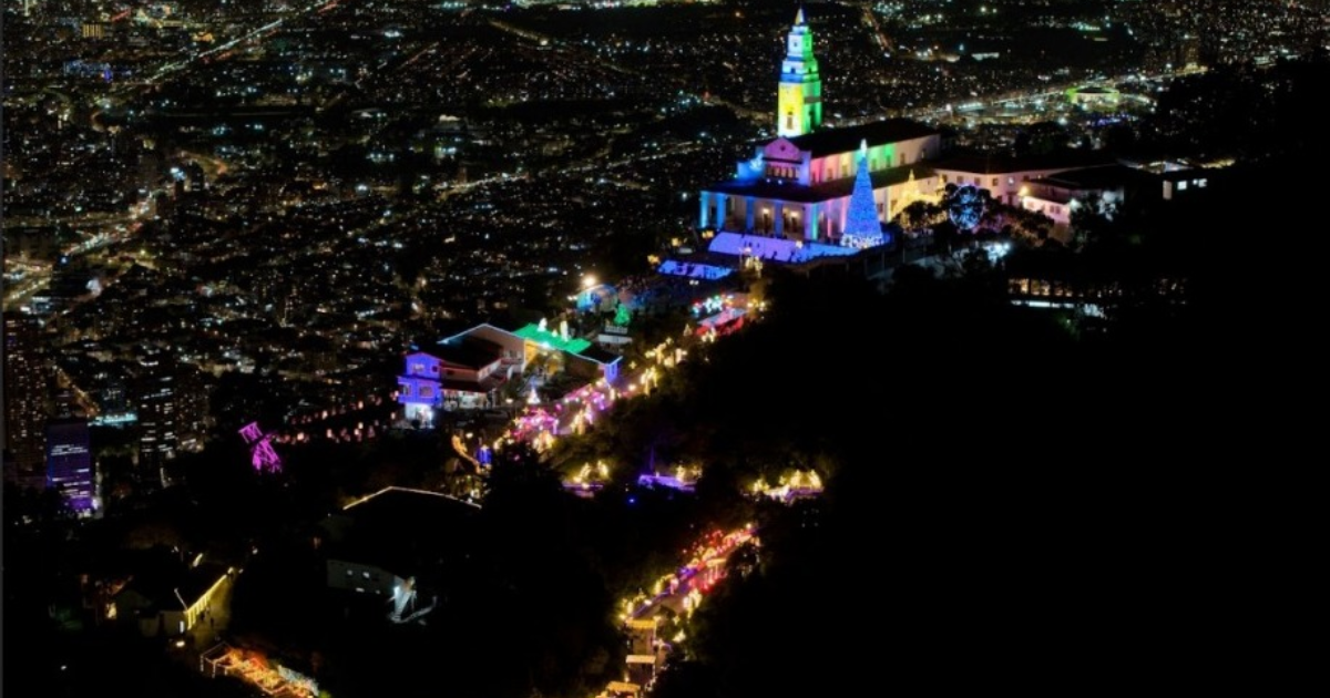 Imagen panorámica de Monserrate