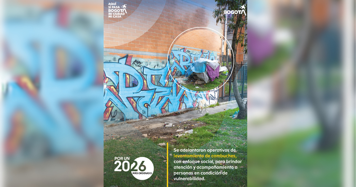 Imagen de la pieza gráfica que muestra el avance en la localidad de Bosa