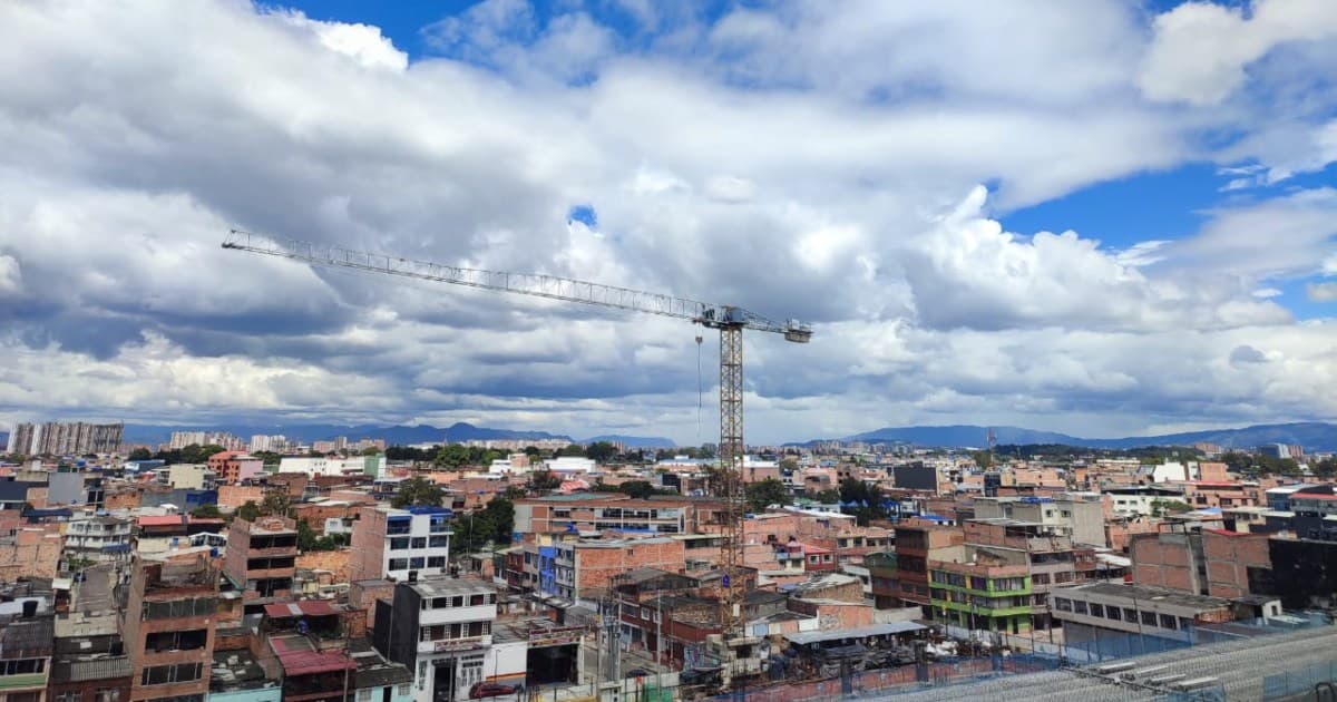 Foto panorámica de la ciudad de Bogotá, Colombia