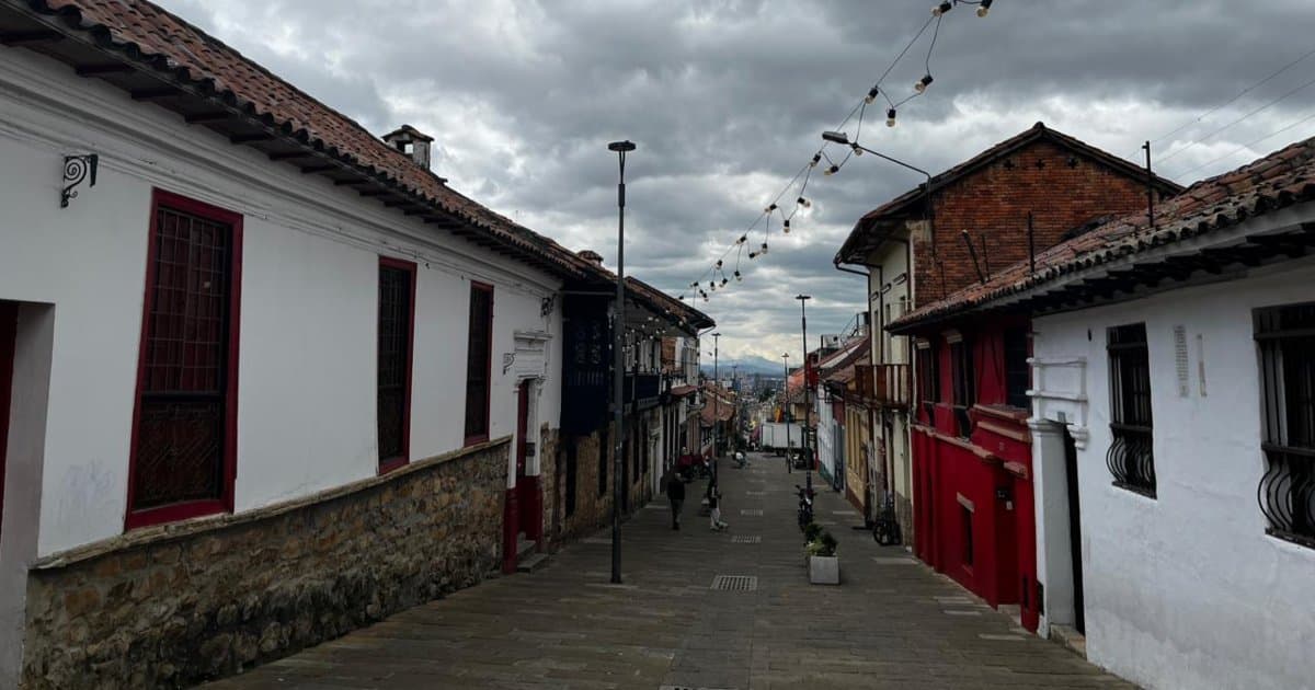 Foto de una calle del centro de Bogotá