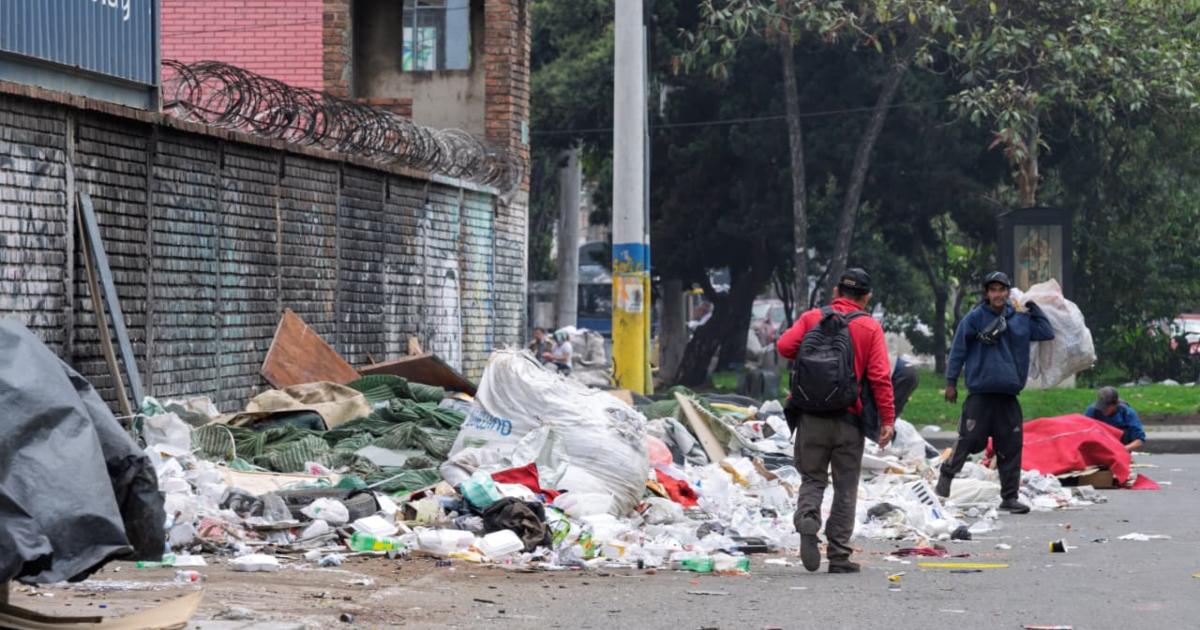 Imagen de un punto crítico en Bogotá