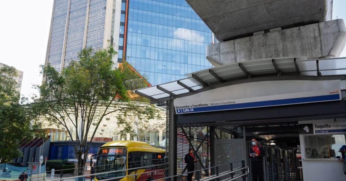 Foto de la estación calle 26