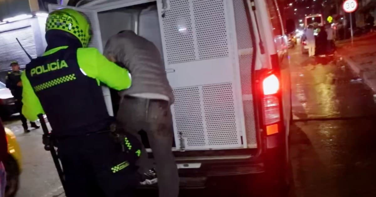 Foto de una persona capturada. 