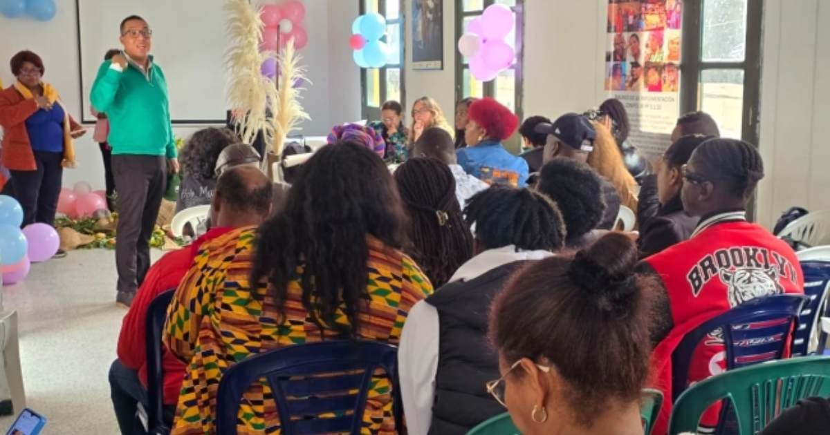 Foto de encuentro comunidades negras afrocolombianas Bogotá