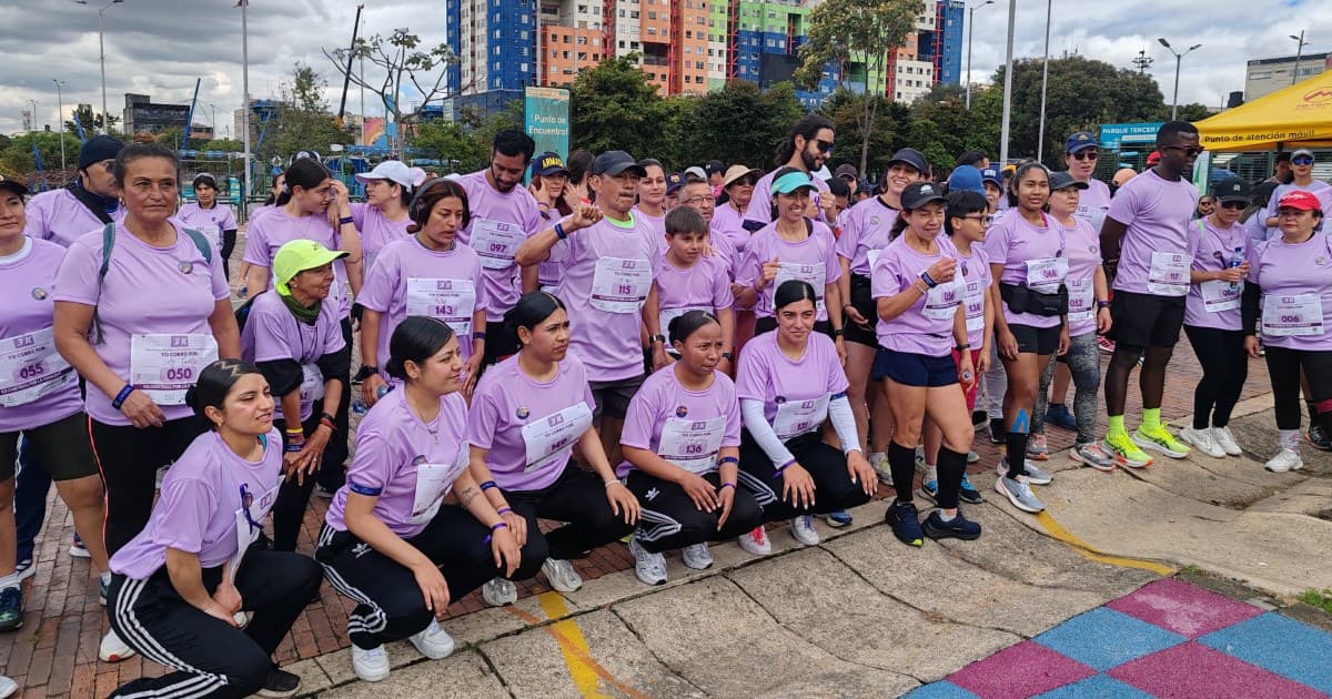 Foto de la carrera simbólica En el Metro cada acción cuenta