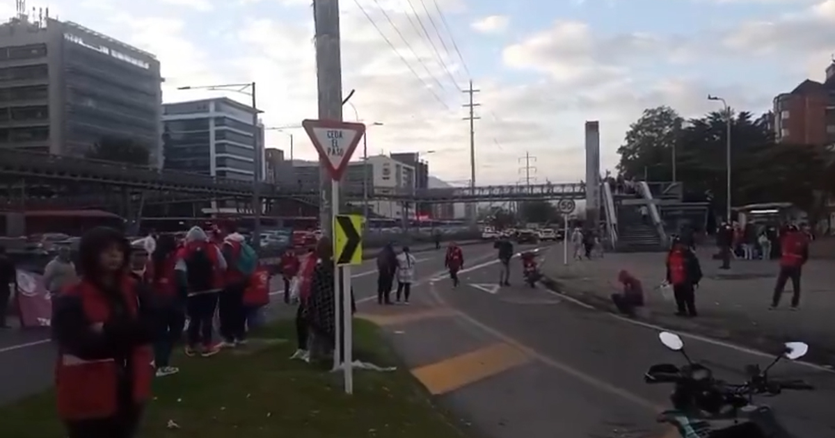Imagen de la Autopista Norte a la altura de la Calle 100
