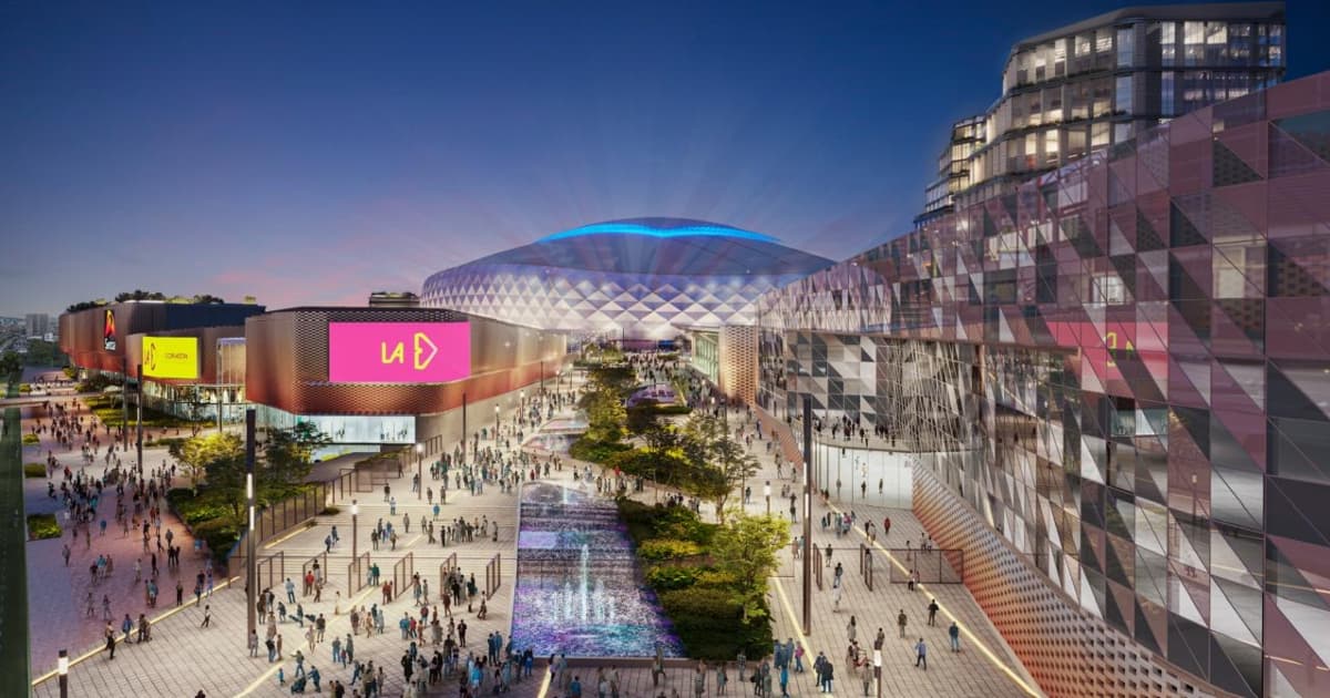 Render del ecosistema urbano de entretenimiento, cultura y deporte más importante de Latinoamérica.