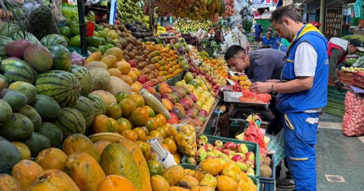 Plaza de Mercado de Bogotá.