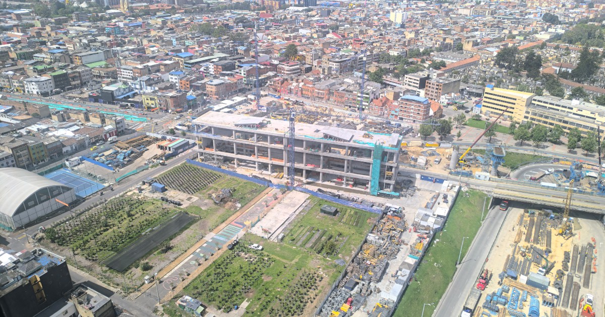 Foto panorámica de Bogotá