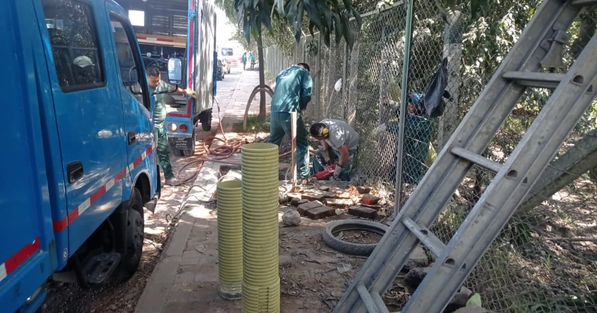 Foto de obras en Suba por la calle 80