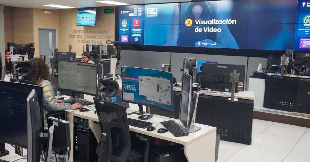 En la foto el C4 de Bogotá 