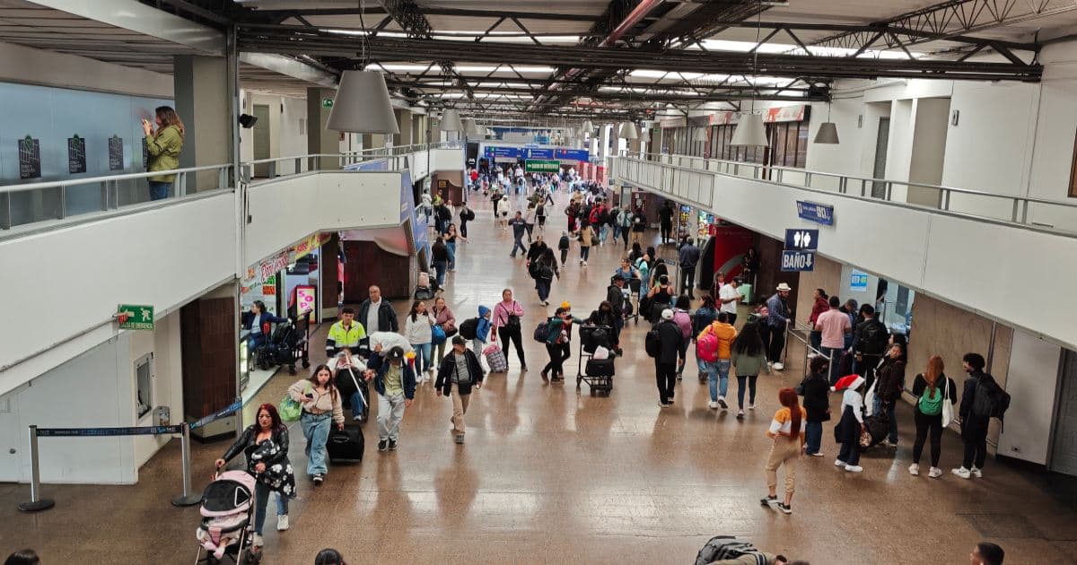 Foto de una de las sedes de la Terminal de Transporte de Bogotá