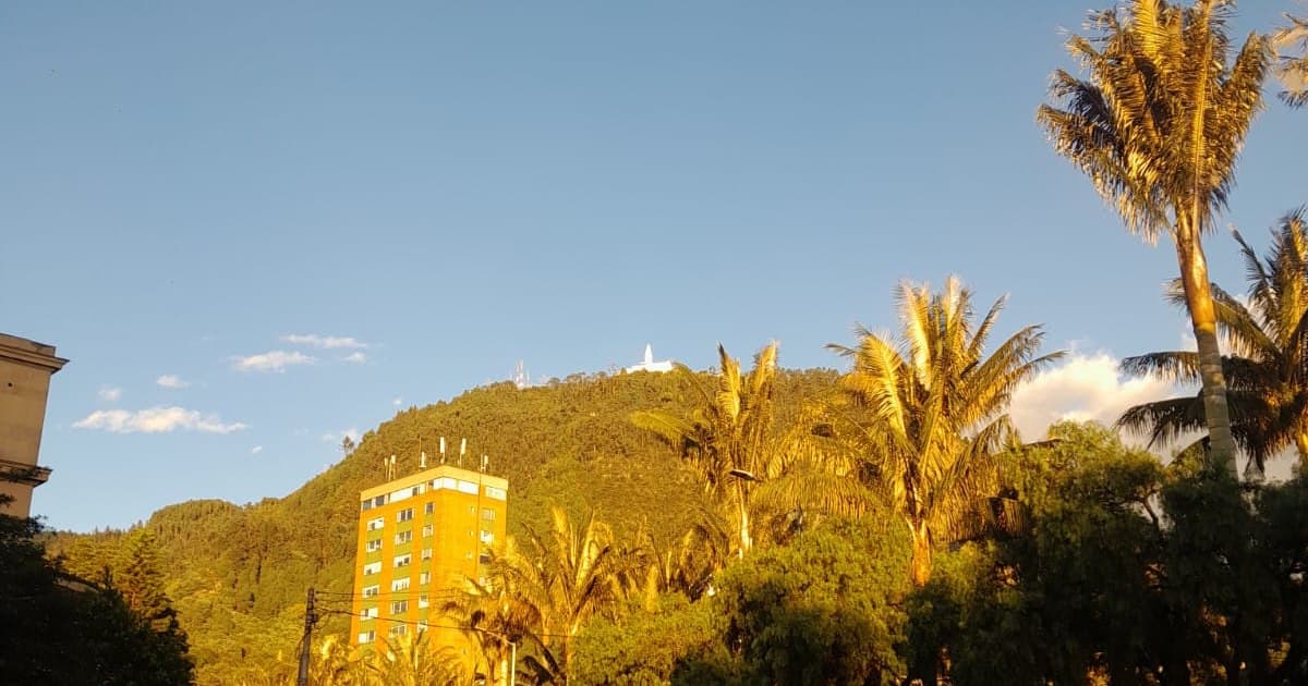 Foto panorámica de la ciudad de Bogotá, Colombia